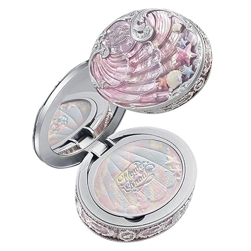 Flower Knows Pearl Shell Multi-Color Setting Powder Lightweight Matte Long-Lasting Finish (C01, S) - C01 - 1 Ounce (Pack of 1)