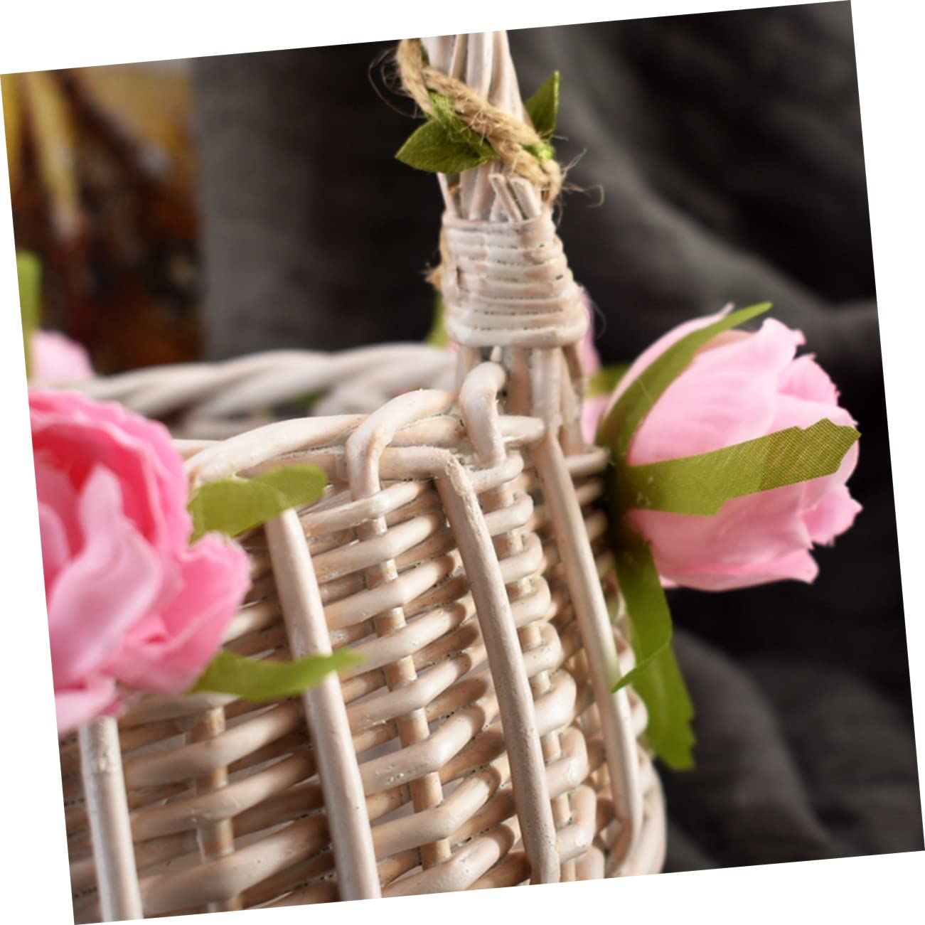Zerodeko 3stücke Hochzeitsblumenkorb Aus Rattan Zarter Handgefertigter Blumenmädchenkorb Für Hochzeiten Kreative Streukörbchen Für Blumen Und Konfetti Elegantes Hochzeitszubehör b