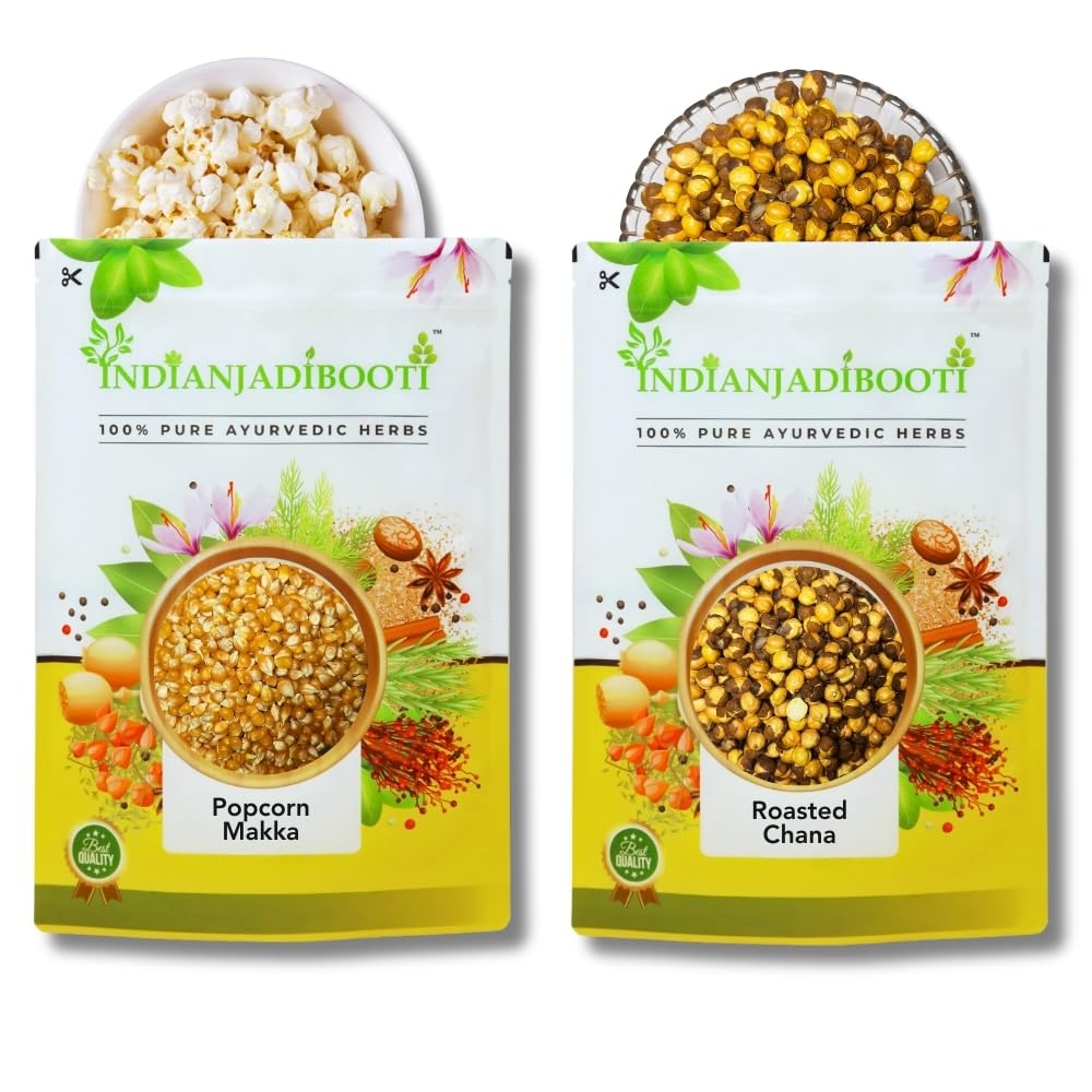 IndianJadiBooti Popcorn Makka - Bhune Chane [ 1 KG Each]-picture-20
