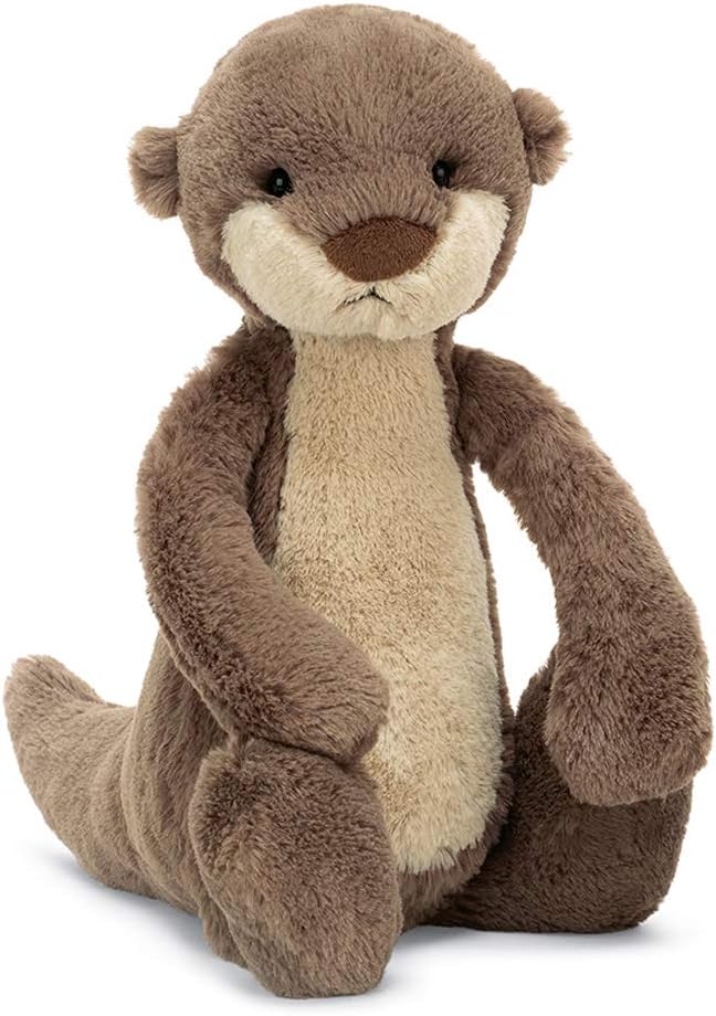Jellycat Bashful Otter Stuffed Animal, Medium 12 inches