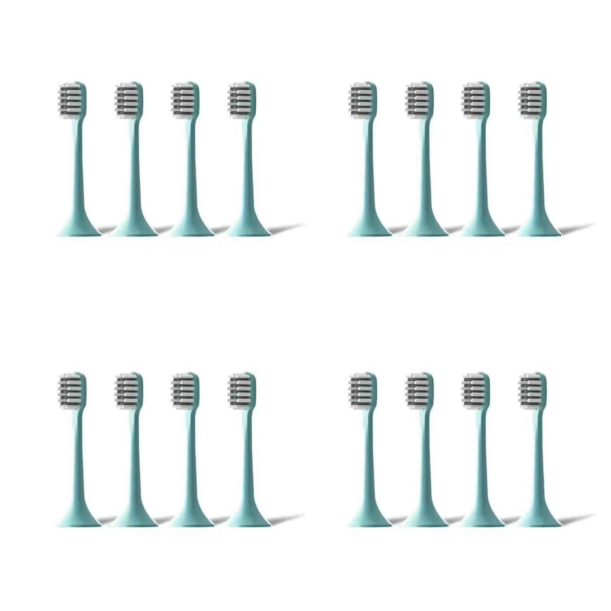 muyihui 4-16 sztuk dla L-SET006 A1pro elektryczna szczoteczka do zębów końcówka wymienna szczoteczki akcesoria dysza(16BLUE)