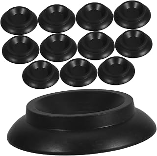 20pcs Black Plastic Refrigerator Foot Pads Floor Protector