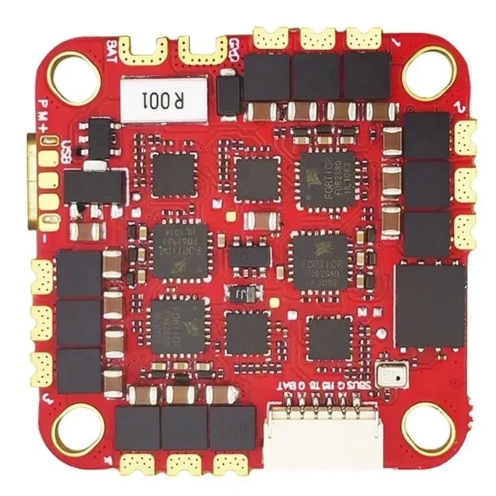 F722 AIO Controllore di volo BLHELI_S 40A 4in1 ESC 2-6S ICM42688 Sensore di corrente Dual USB BlackBox adatto for RC FPV Racing Drone