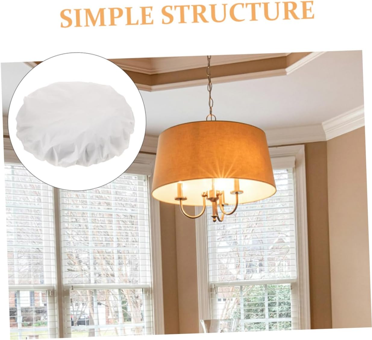 360degree Lamp Shade Diffuser Versatile Hanging Light Shading Tool for Pendant Lamps Easy to Install Coverage Compatible with Various