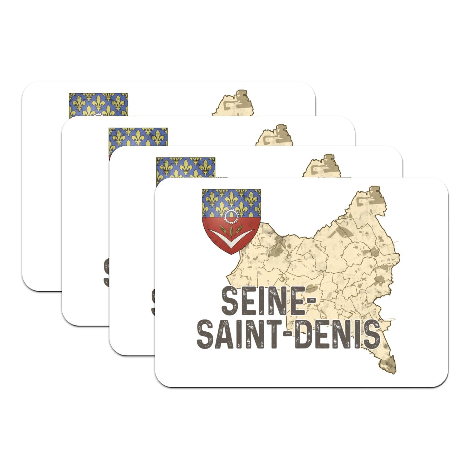 Sets de table caoutchouc blanc Seine-Saint-Denis 93 Paris grand format