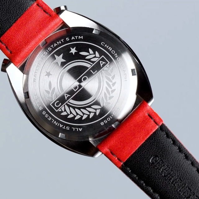 Amazon.com: Cadola Men's 42mm Testa Di Toro Chronograph Fireball