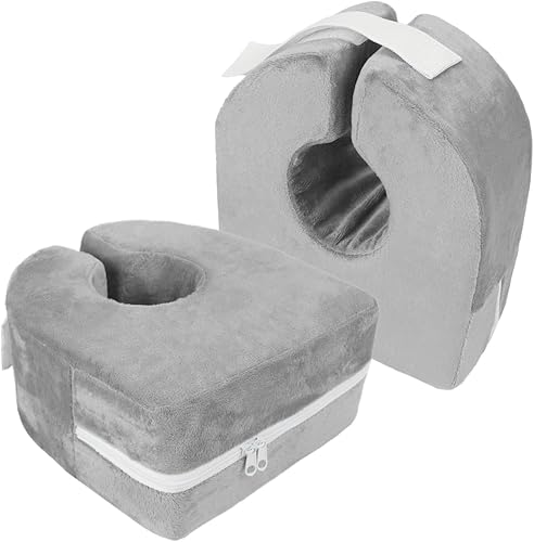 Miniatura 1 de Almohadillas para llagas en cama para adultos, almohada de soporte de pie de cuña, almohadilla de presión para úlcera, protector de tobillo,