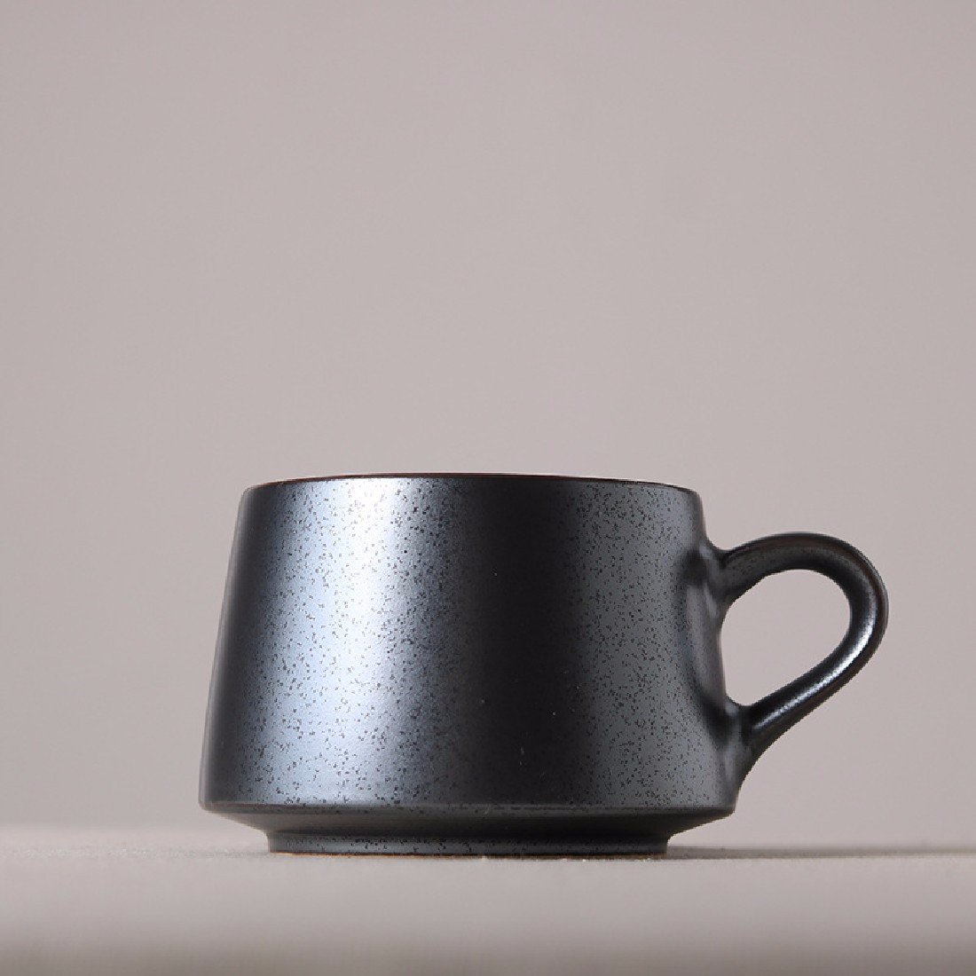 ZPSPZ Simple Milk Cup And Japanese Coffee Cup Belt Handle,A