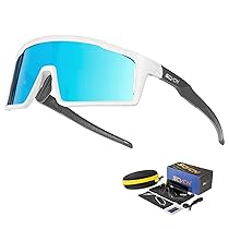 SCVCN Polarizzati Occhiali da Ciclismo 3 Lenti Intercambiabil Uomini Donne Bicicletta Corsa Pallavolo Tennis Guida Pesca Softball Alpinismo Golf Escursionismo 08