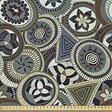 ANCHO: 148 cm Y LARGO: 300 cm (3 metros). 100% poliéster hilado, peso medio, hecho en Turquía.