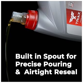 TRIAX Powerflow AW 46 Multi-Viscosity HLP Hydraulic Oil | 6,000 Hour Extended Life | Triple Anti-Wear | True All Season | Pour Point Down to -40F | Virtually Zero Foaming (1 Gallon)