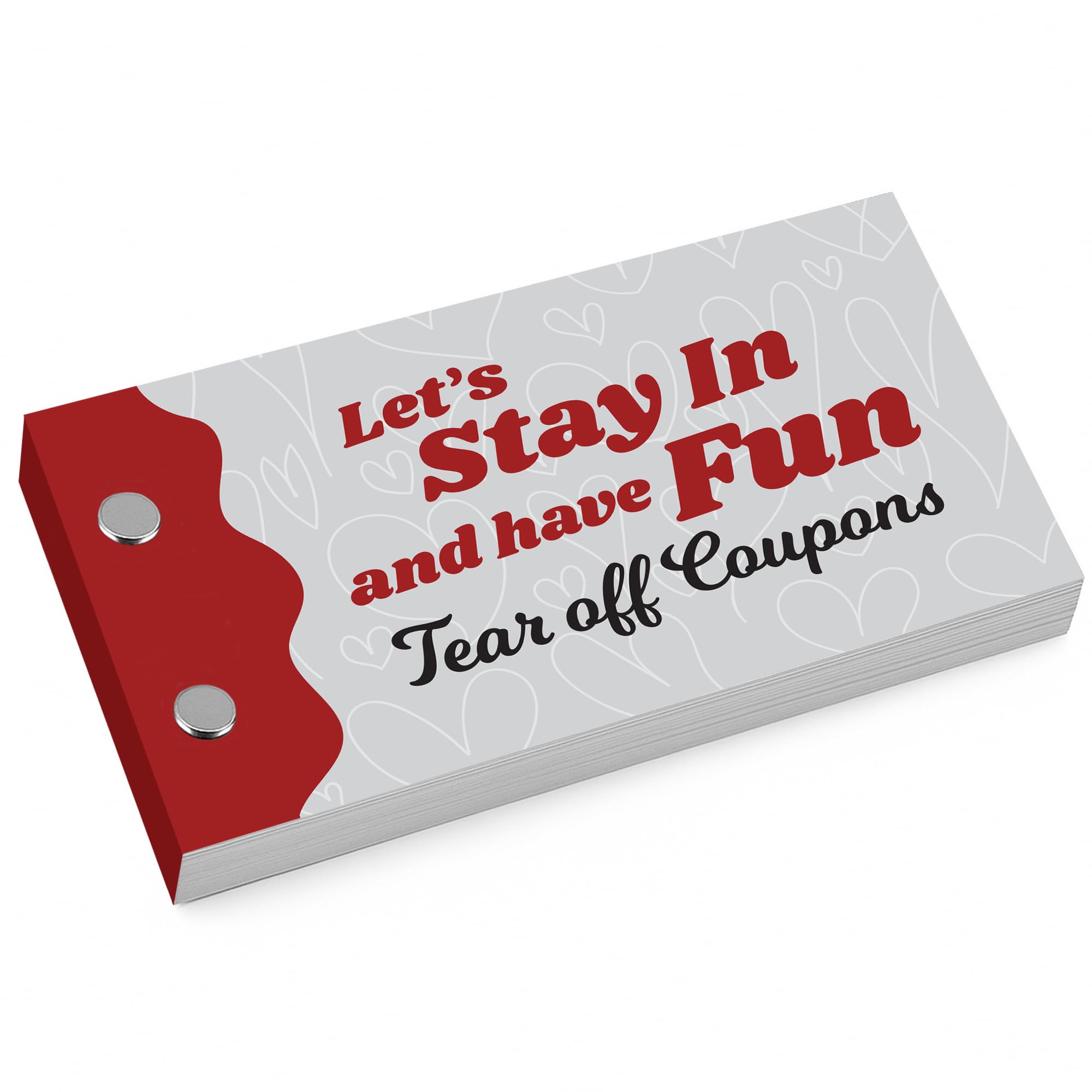 RED OCEAN Coupon Book Nights In | For Fun Nights In | Date Idea Card Game for Couples | Gifts for Valentines Day, Birthdays For Him Her