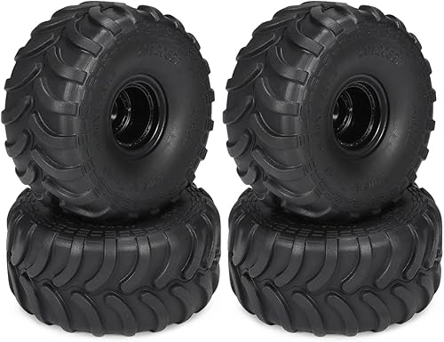 Miniatura 2 de 4 piezas 124 Monster Truck neumáticos con ruedas llanta para RC Car Crawler Axial SCX24 AX24 FMS FCX24 K5 Blazer piezas de actualización