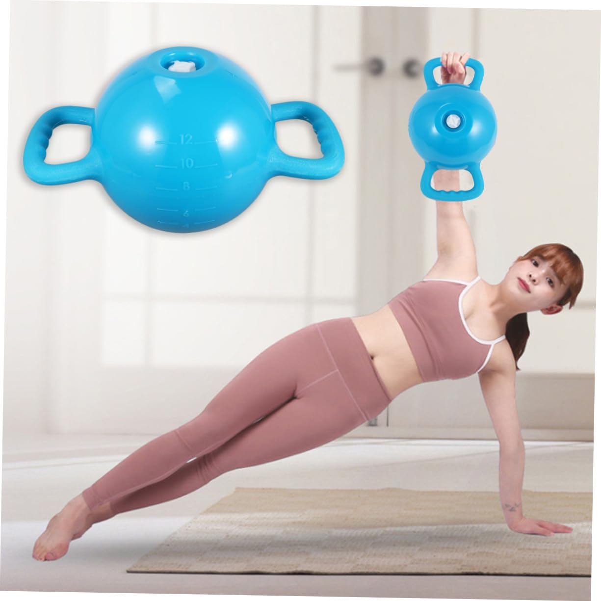 Kettlebell Gym Water Kettlebell Equipment Yoga Regulowany Odważnik Z Podwójnymi Uchwytami Odważniki Odważniki Z Pcv Do Sportu