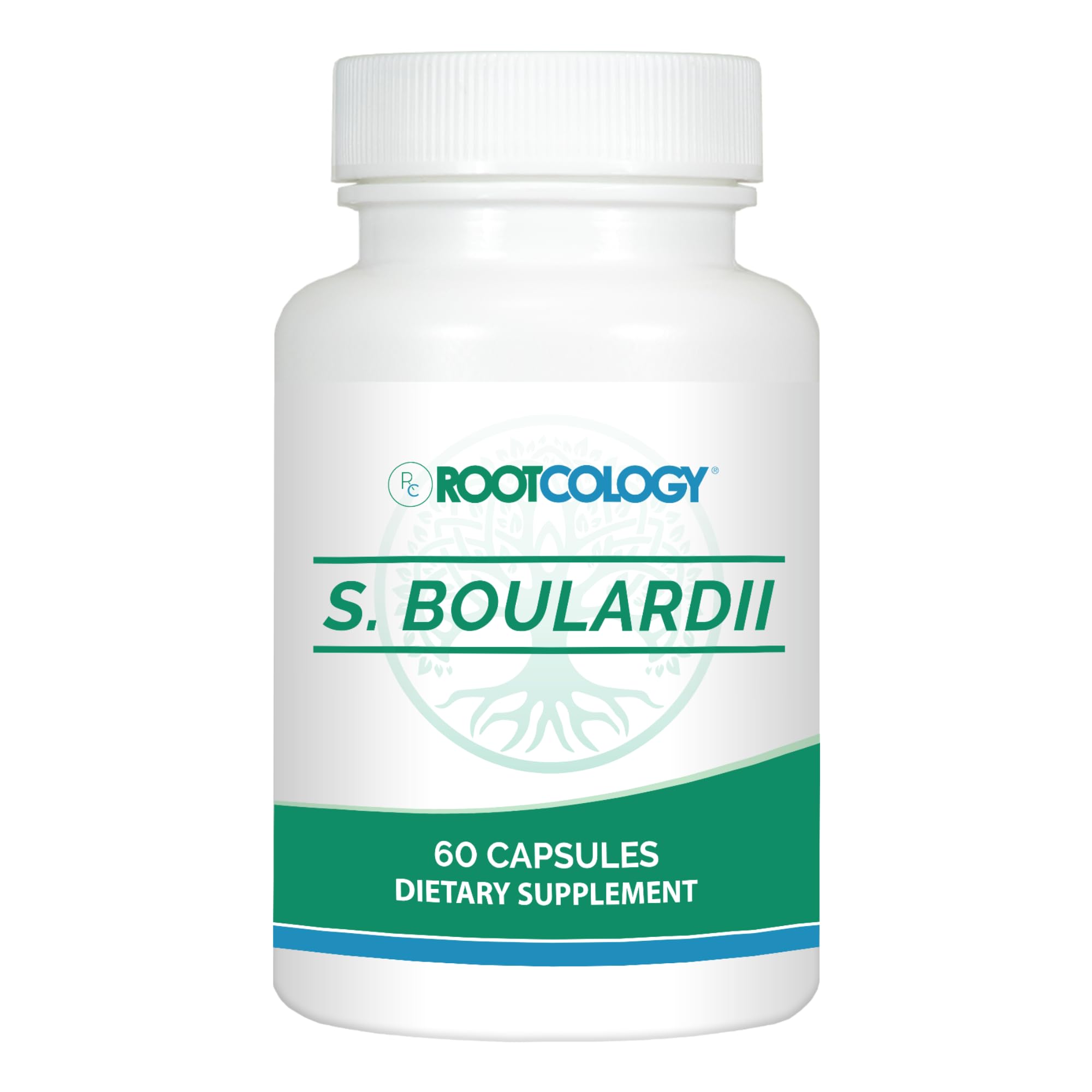 Rootcologyby Dr. Izabella Wentz | S. Boulardii | Probiotic Capsules - Shelf-Stable 10 Billion CFU Saccharomyces | 60 Capsules