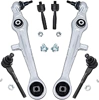 Vista 338 de Detroit Axle - Kit de suspensión delantera RWD para Chrysler 300 Dodge Challenger Charger Magnum, brazos de control superior con barras