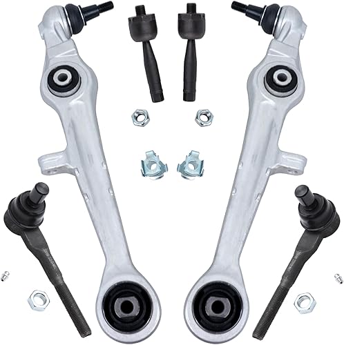 Miniatura 342 de Detroit Axle - Kit de brazos de control AWD para cargador Chrysler 300 Dodge Challenger Magnum, 2 brazos de control superiores delanteros con rótula