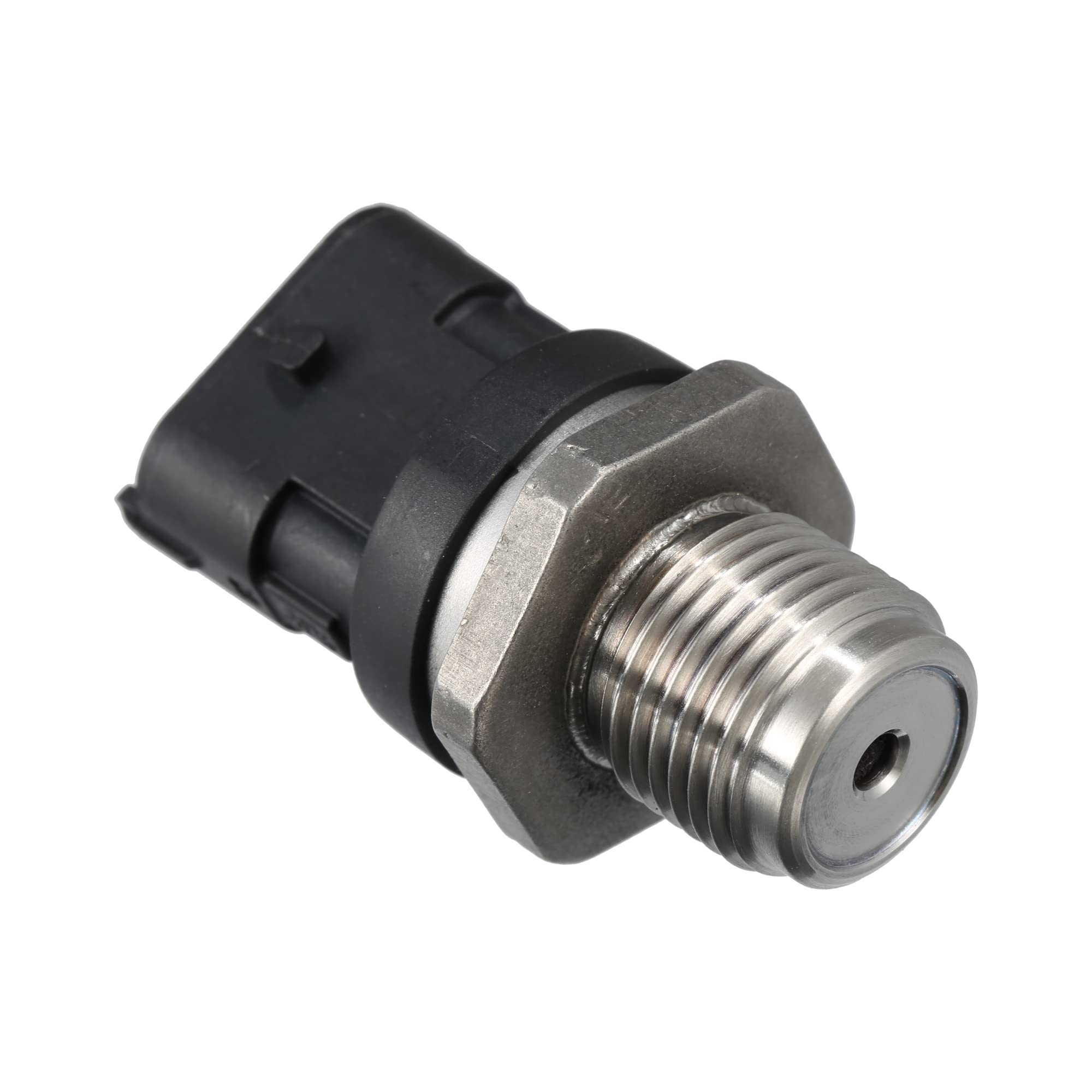 X AUTOHAUX Combustible Riel Presión Sensor Negro 1Pc Para Ford 3-Pin | Para Volvo, Para Fiat, Para Man, Jack, 0281002937, Plástico/Metal, 5X3X2.7Cm, M18X1.5, 3 Pines, Reemplazo Directo
