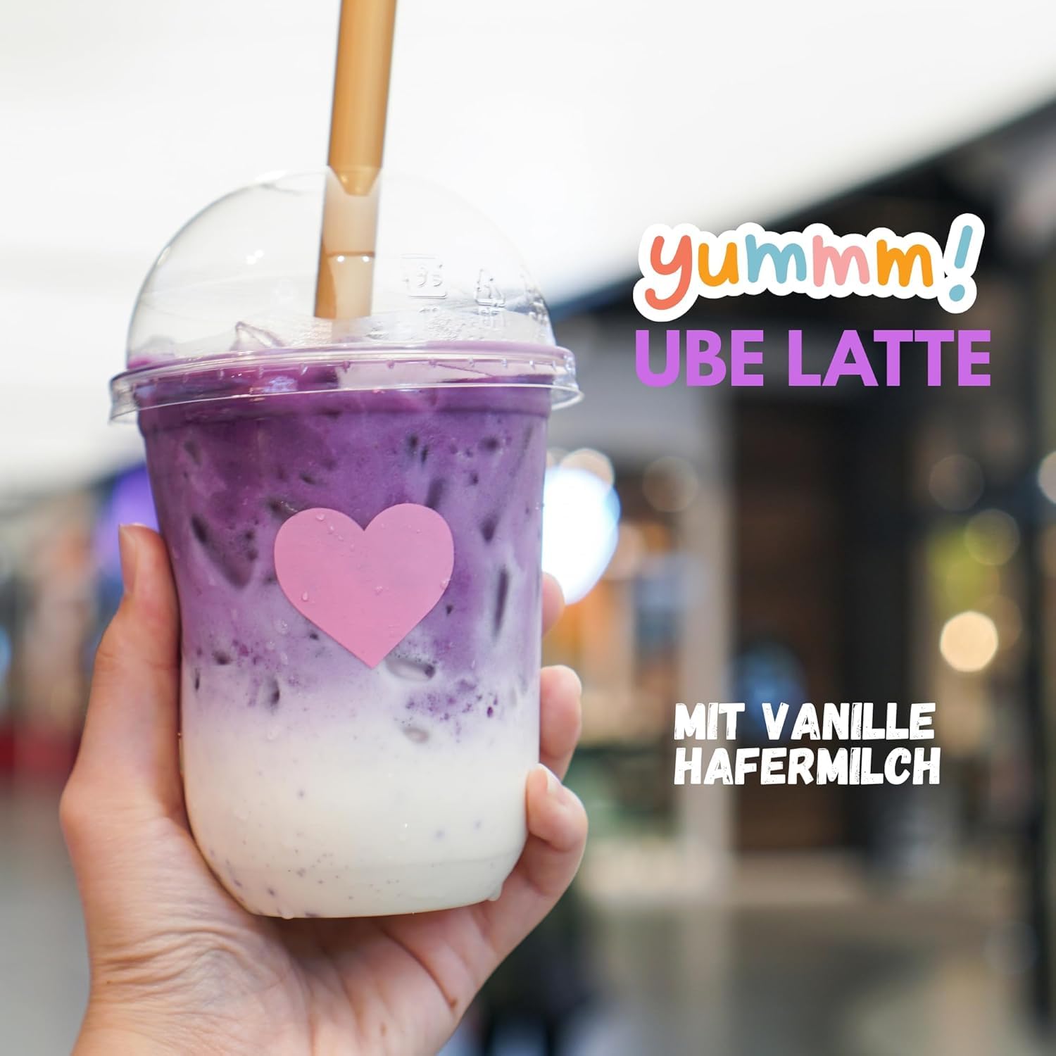 Biomalab Ube Pulver (140g Dose) – 100% Natürliche Yamswurzel & Lila Süßkartoffel – Original Premium Purple Yam Powder – Vegan, Glutenfrei & Ohne Zuckerzusatz – Ideal für Ube Latte, Bubble Tea & Backen