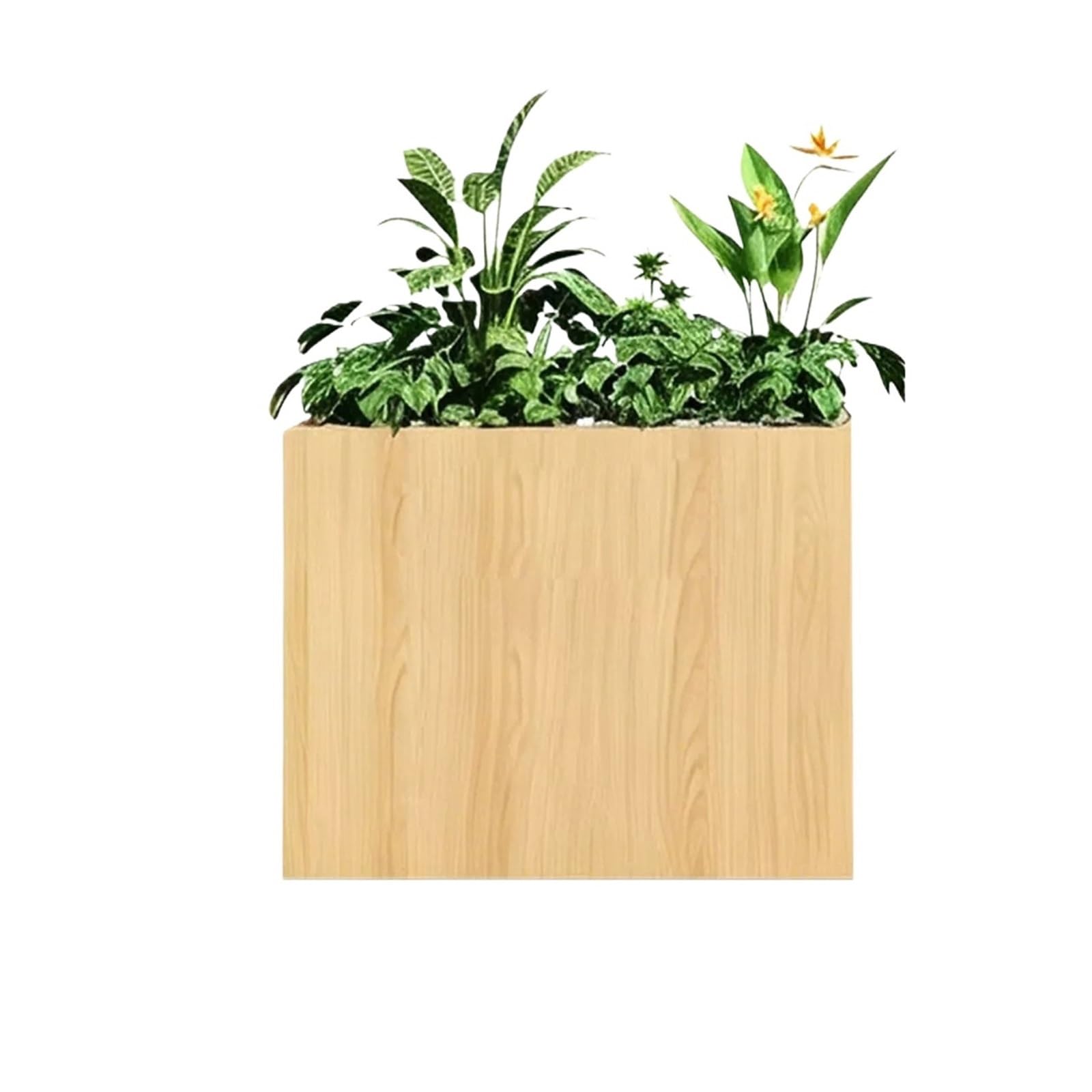 guiling-1986 Outdoor Planter Box Planter Box Partition Flower Trough Planting Container Vegetables Planting Container