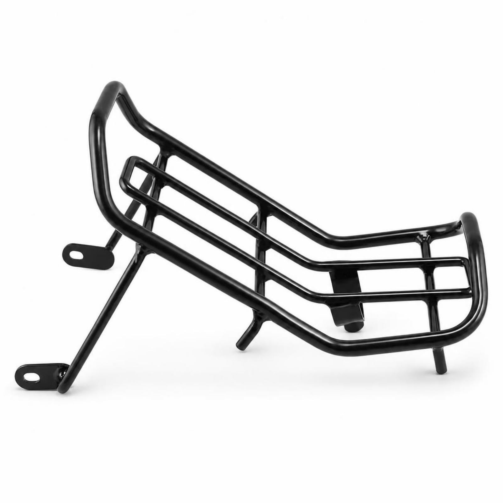 F Fityle Motorcycle Guard Rail Portaequipajes Trasero para Motocicleta Luggage Rack Parrilla Soporte Marco Robusto con Barandillas Laterales y Traseras Adecuado para Camping