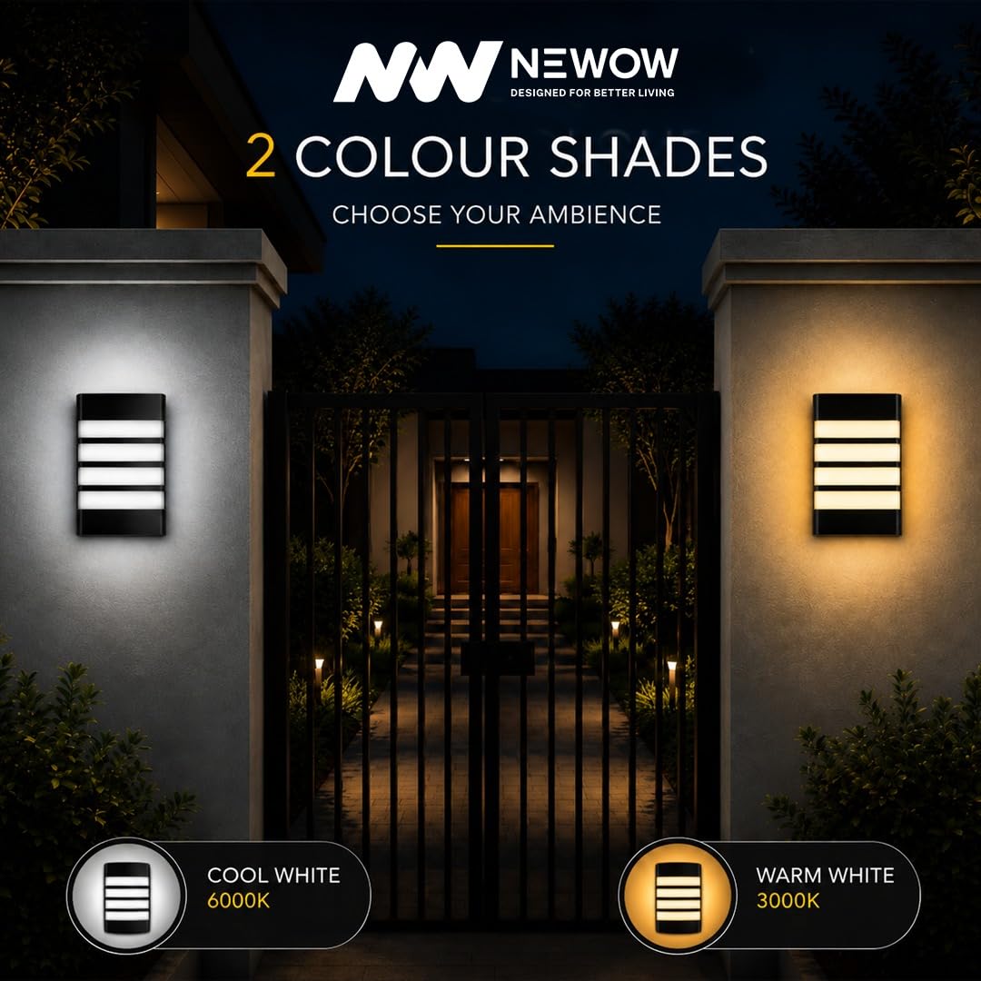 NW 20W Square Wall Lamp - Warm White Light -3 NW 20W Square Wall Lamp - Warm White Light -3