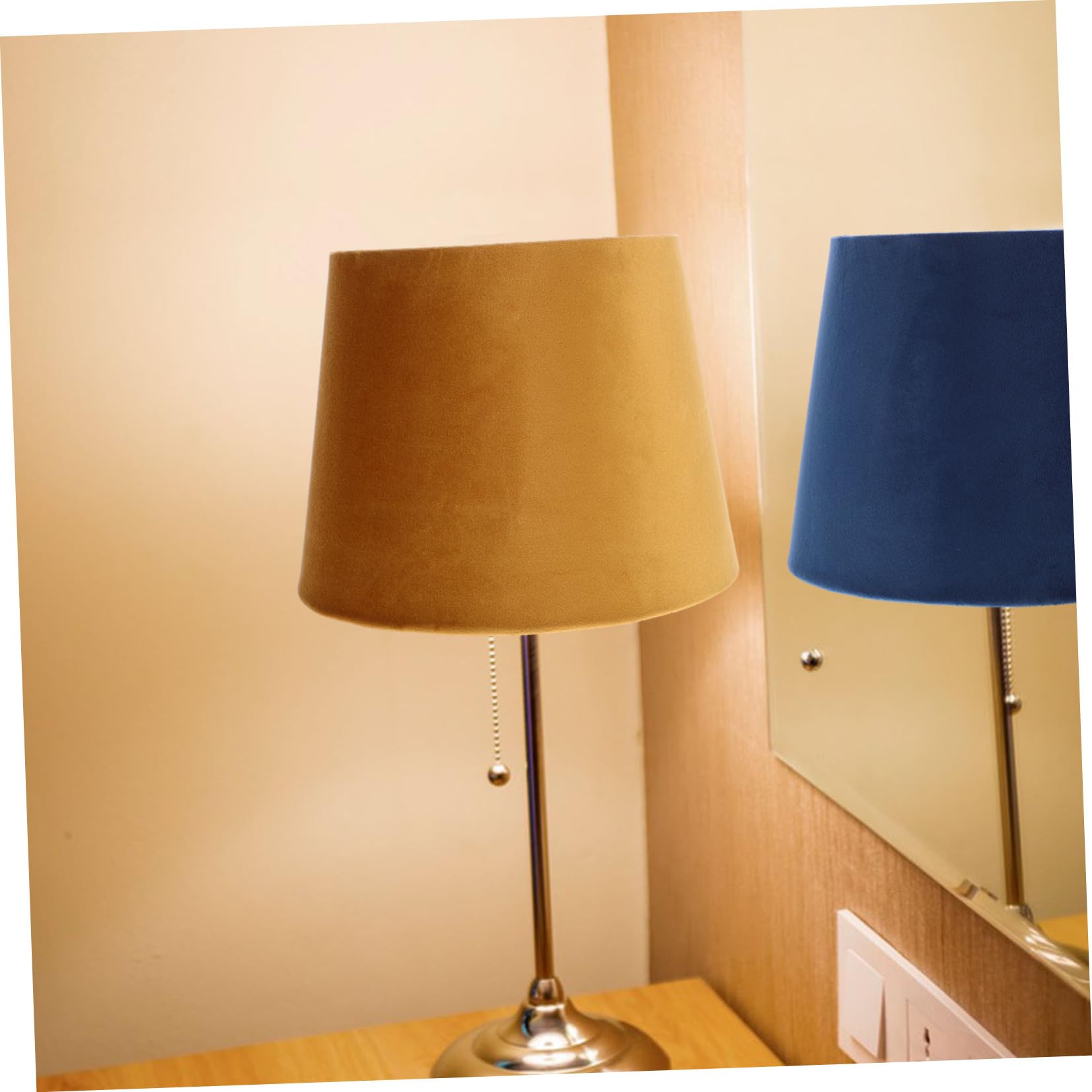Abat-jour de Lampe en Tissu E27, Trou 2, 9cm, Style Élégant