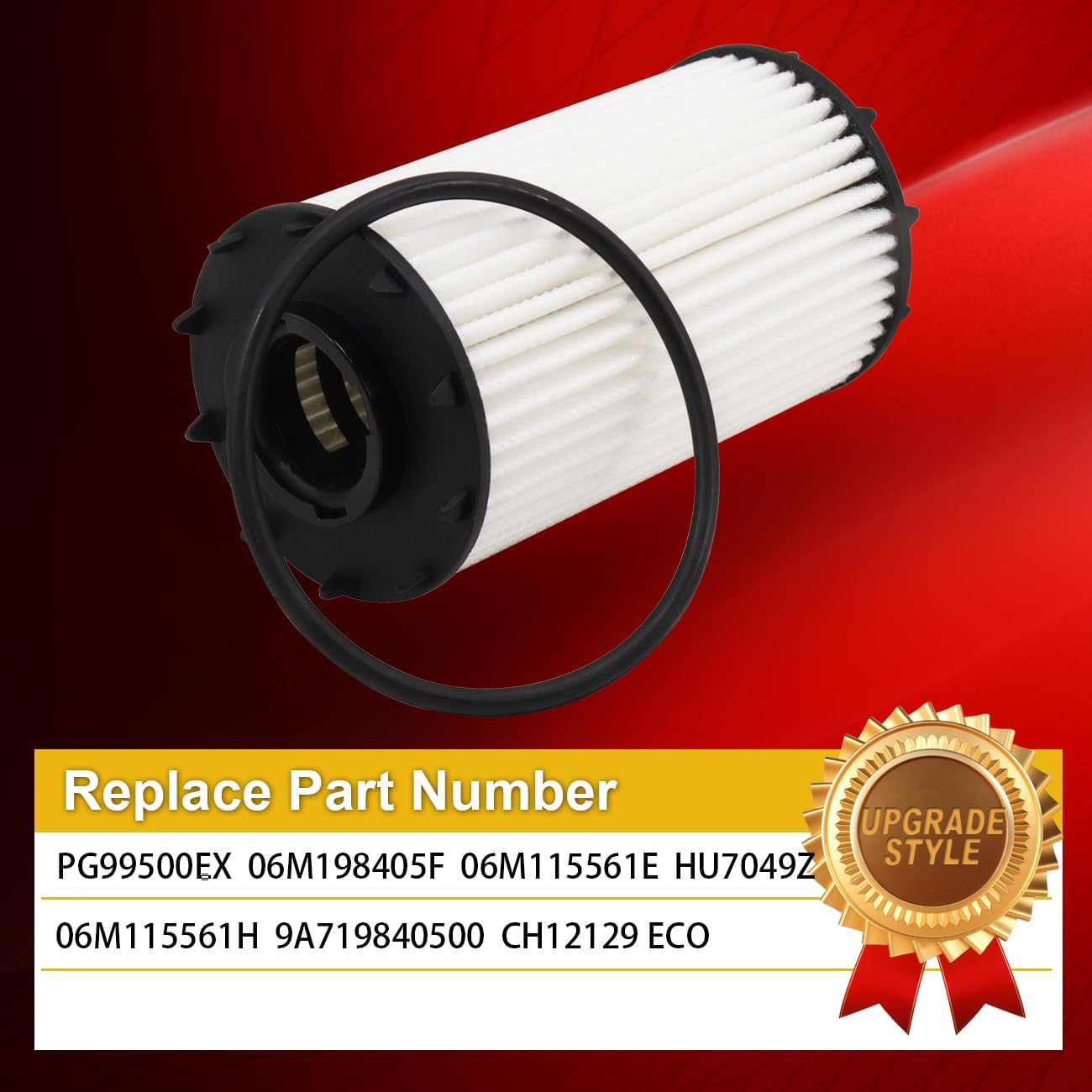 PG99500EX Oil Filter Replace 06M198405F 06M115561E 06M115561H 9A719840500 HU7049Z Compatible with 2019-2025 Cayenne 2020-2025 Macan 2020-2025 Audi Q7 2019-2025 Q8 2018-2025 SQ5 2018-2024 S5(Pack of 6)