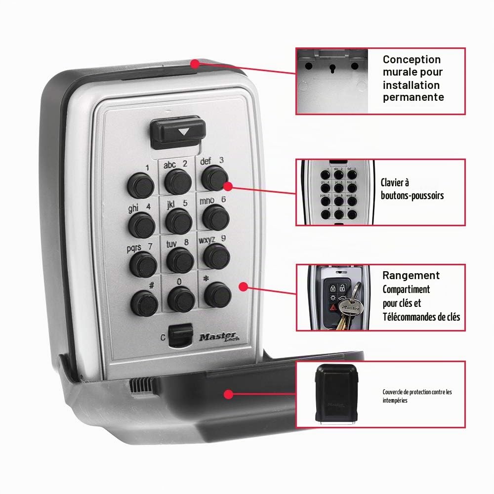 Master Lock 5423D Select Access® Rangement sécurisé pour Clés