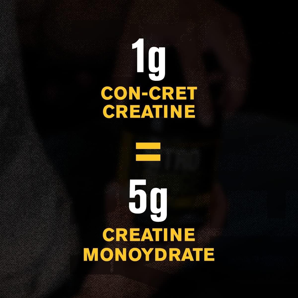 Nitrosurge Build Pre Workout with Creatine for Muscle Building - Con Cret Creatine Pre Workout Powder & elevATP for Intense Energy, Powerful Pumps, & Endless Endurance - 30 Servings, Arctic White