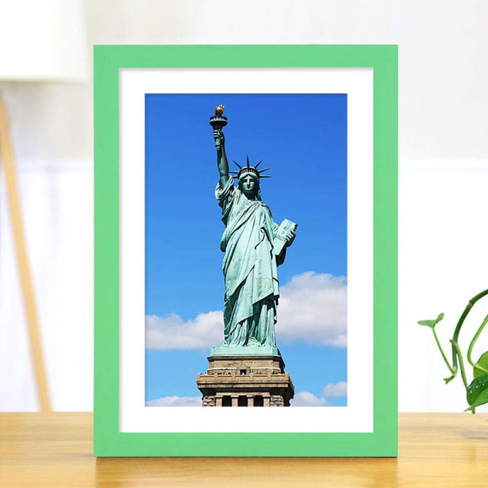 Fotorahmen Modern Wohnkultur Massivholz Hängende Wand Grün Kann 20,5X40,5cm Setzen