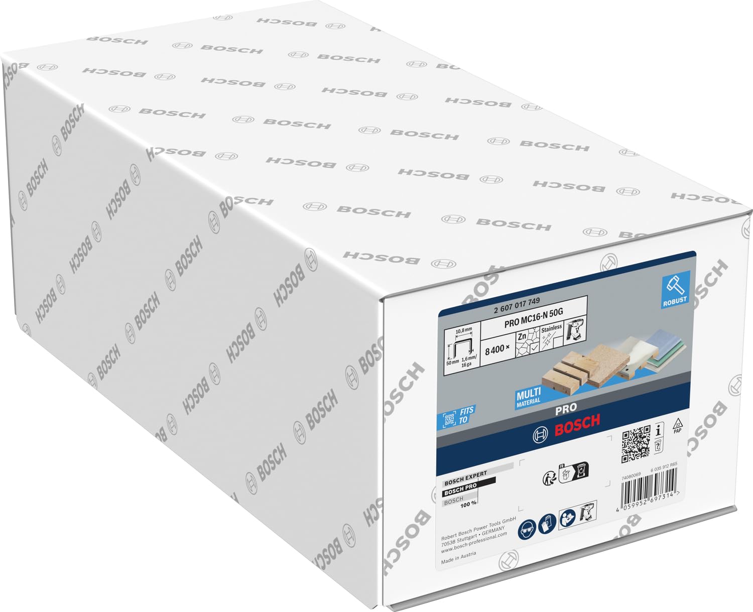 Bosch 8400x Graffe per edilizia PRO MC16-N G, 1,6/16 g