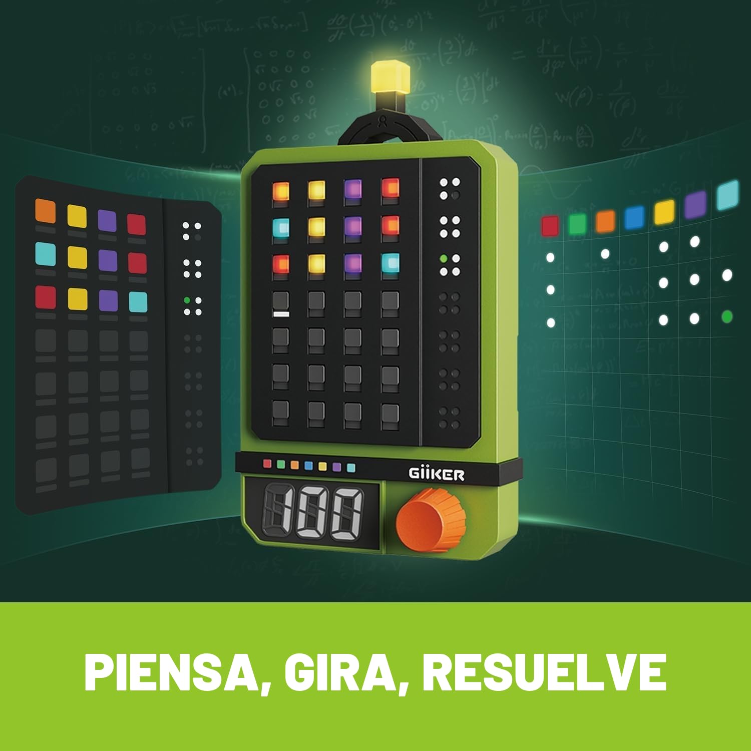 GiiKER Super Decoder – Juego de descifrar códigos | 600 niveles | Adivinar códigos de color de 4 dígitos | Modo individual y en pareja | Juego de mesa portátil/de viaje/entrenamiento cerebral para