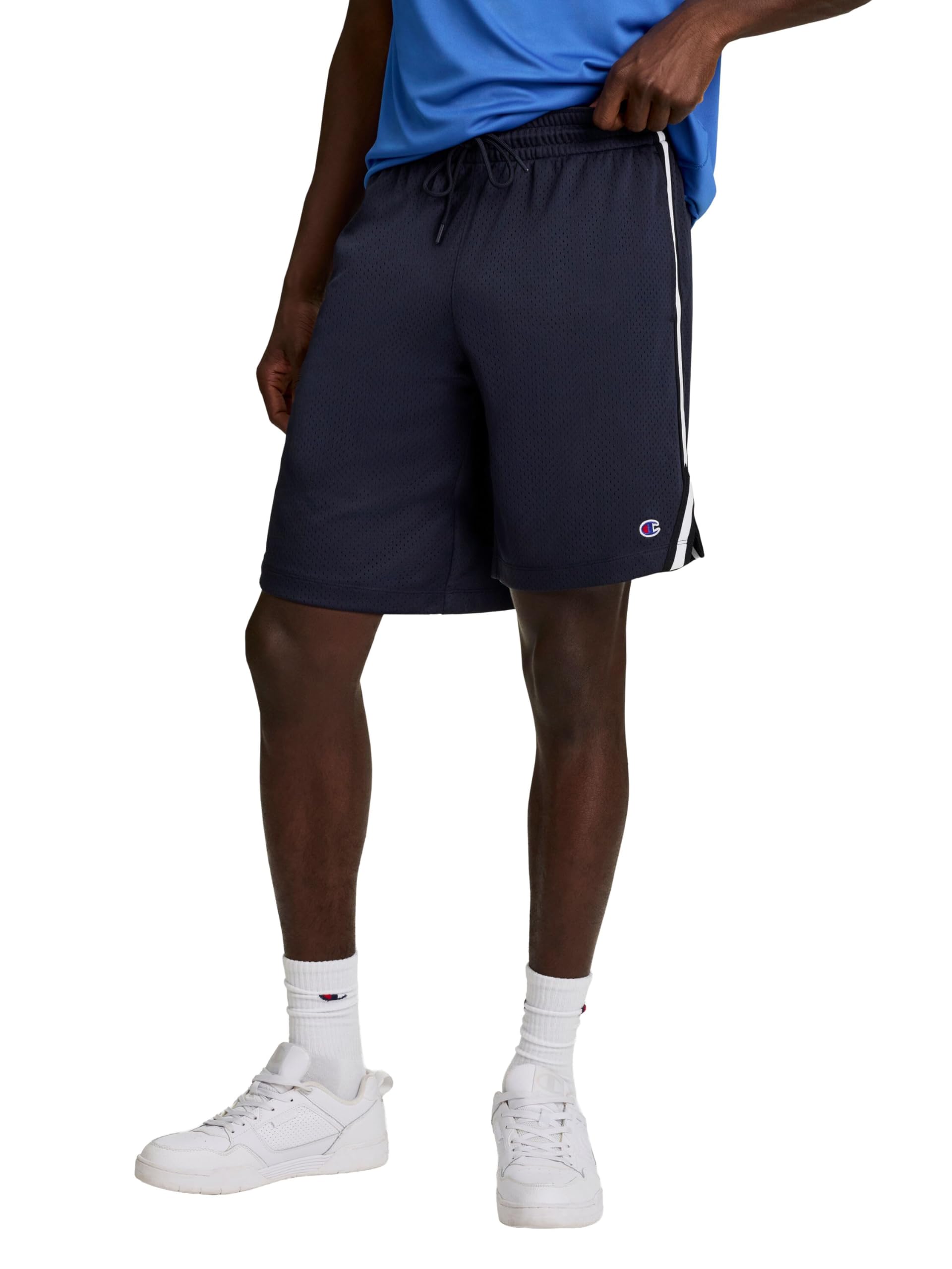 Champion 10" Lacrosse Shorts, Standard Fit, Lightweight, Available In Regular and Big & Tall - Pantalones Cortos Hombre