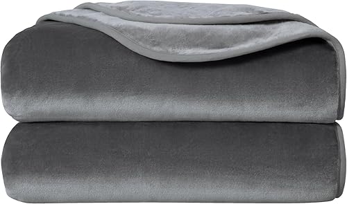 Miniatura 10 de Chezmoi Collection, cobija de visón sintético, estilo coreano, una capa gruesa y pesada, 8 onzas, tamaño Queen 90 x 92 in, Poliéster & Mezcla de