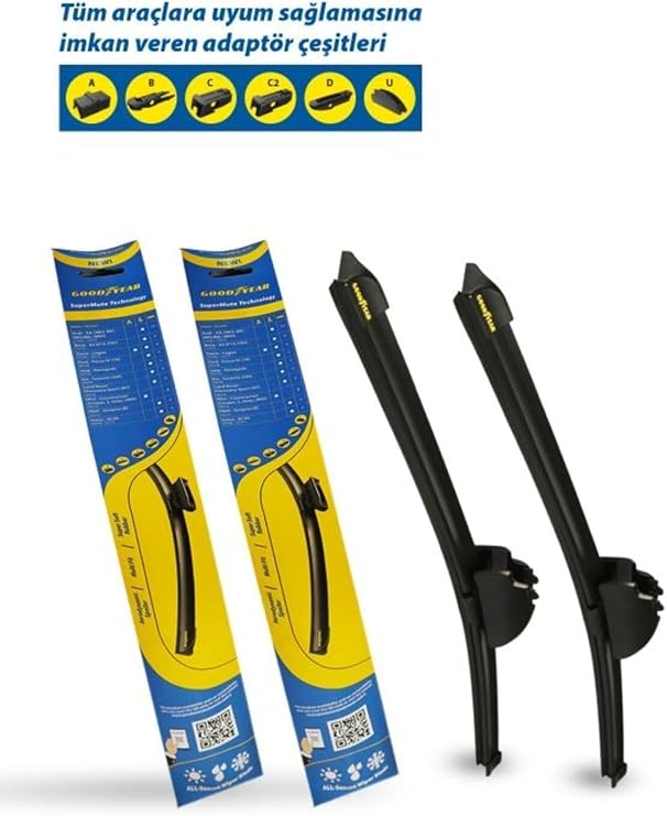 Goodyear Supermute Silecek 2-Parça Set