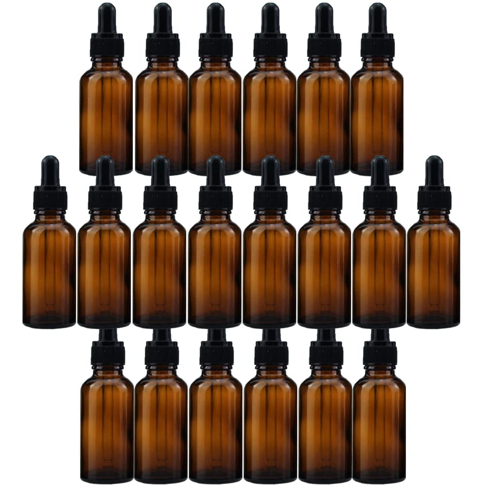 AZNABLE BLACKOUT BOTTLES DROPPER GLASS BOTTLES 알코올 아로마 오일 20개 세트(30ML)