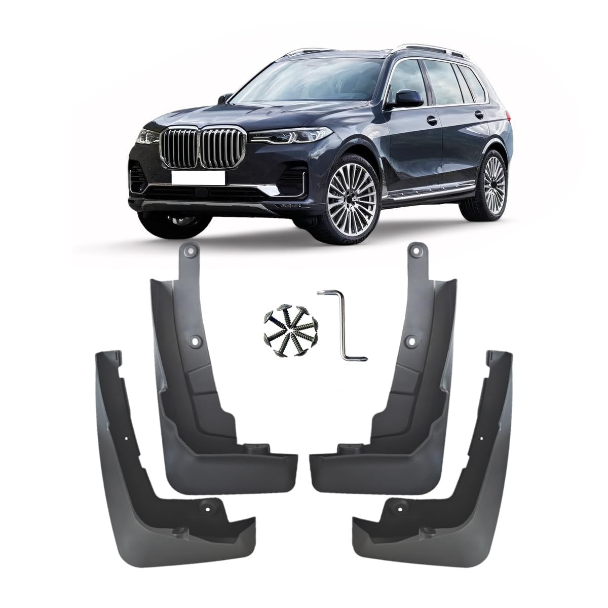 Guardabarros para BMW X7 G07 perfectos para proteger tu coche en viajes y escapadas