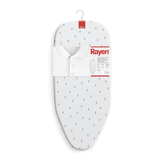 Rayen, Table à Repasser de Table, Pliage Compact, avec Maille Métallique, Valable pour Suspendre, Imprimée, Dimensions : 73.5 X 31.5 cm, Imprimé