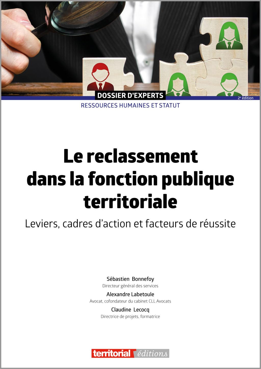 Le reclassement dans la fonction publique territoriale: Leviers, cadres d'action et facteurs de réussite (Dossier d'Experts)