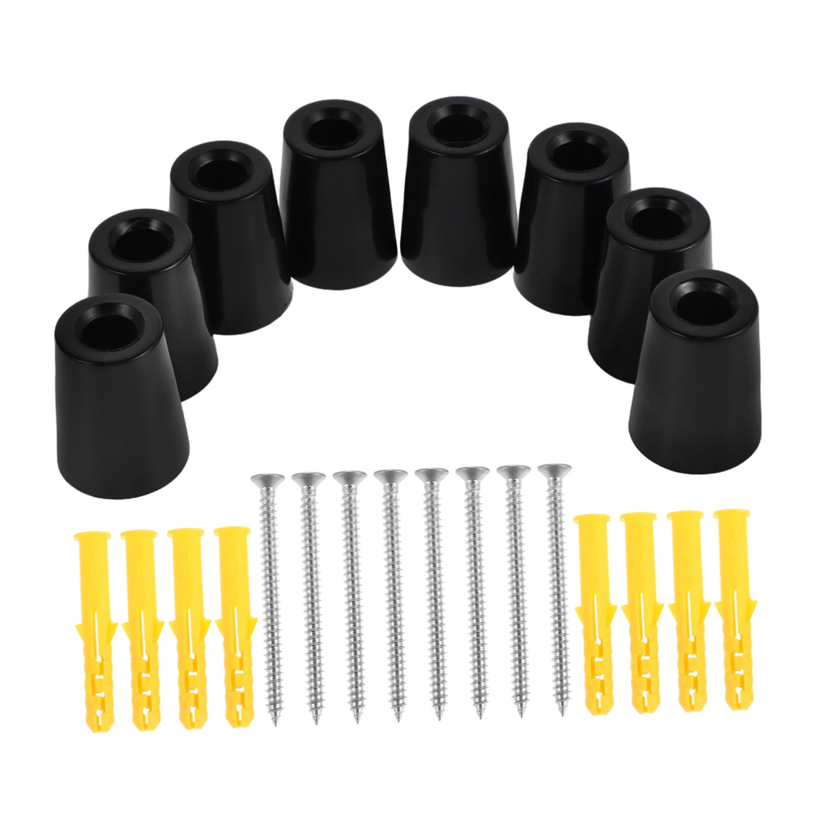 Mikikit Snowboard Wall Mount Rack Vertical Ski Storage Hanger Multi-Functional Equipment Holder Garage Mount Material