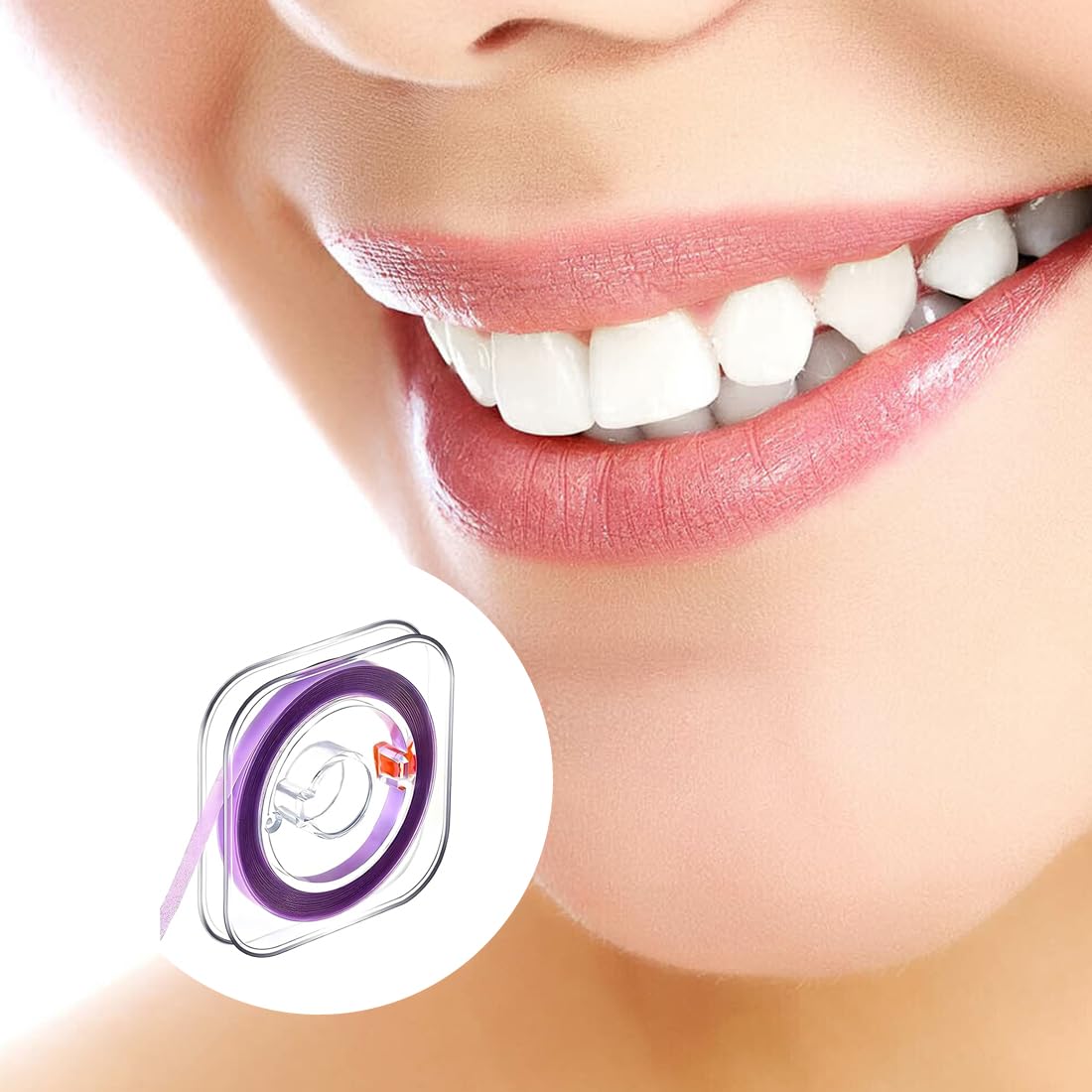 1 Roll 50 Μm Interdental Abrasive Strips Dental Box Polishing Strip Abrasive Paper For Teeth Whitening Strips Strisce Sbiancanti Denti For Sanding Cleaning Interdental Teeth 4 Mm X 6 M