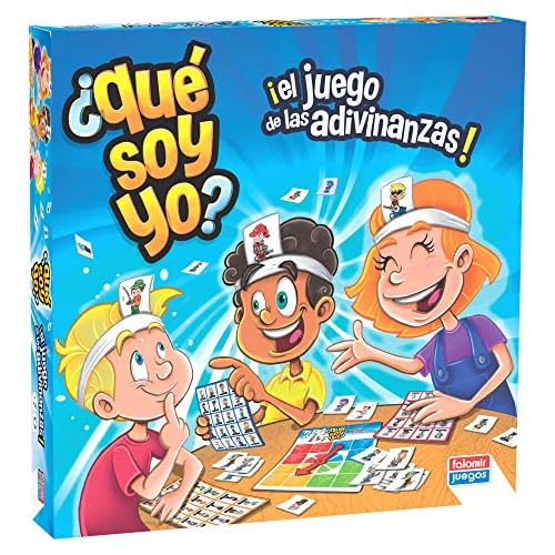 Falomir - Juego de Mesa ¿Qué Soy Yo? | Mejora Vocabulario y Desarrollo Motriz | Intelectual | Sensitivo | Edad 7 Años | Perfecto parta Jugar en Familia