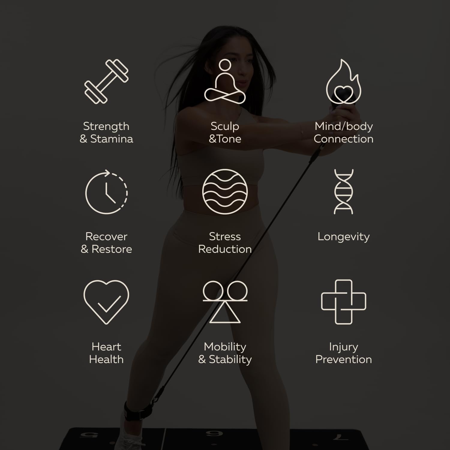 PVOLVE Home Workout Bundles - Home Gym Fitness Equipment for Total Body Strength Exercise and Recovery