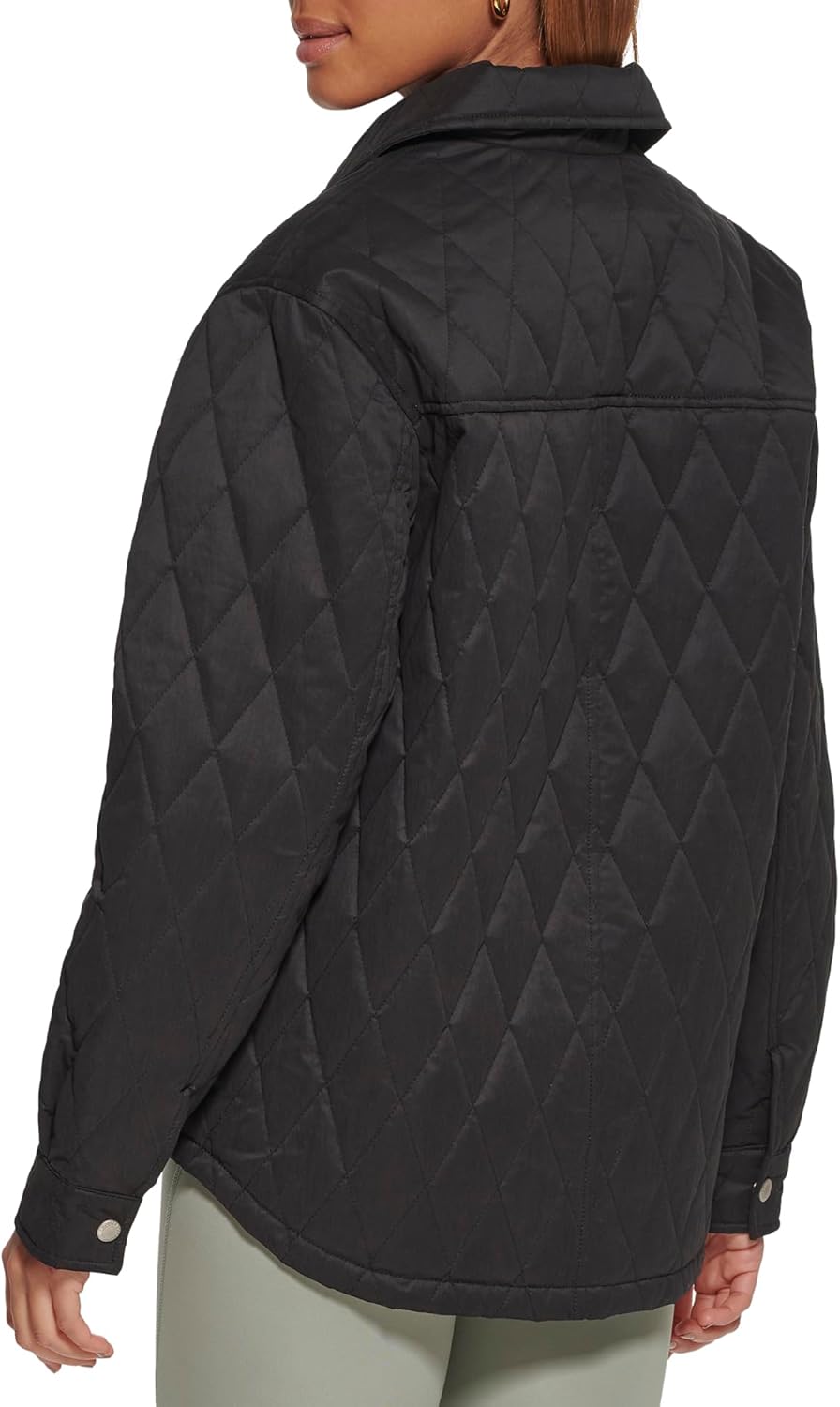 Levi's Womens Diamond Quilted Lightweight Shirt Jacket - Image 3
