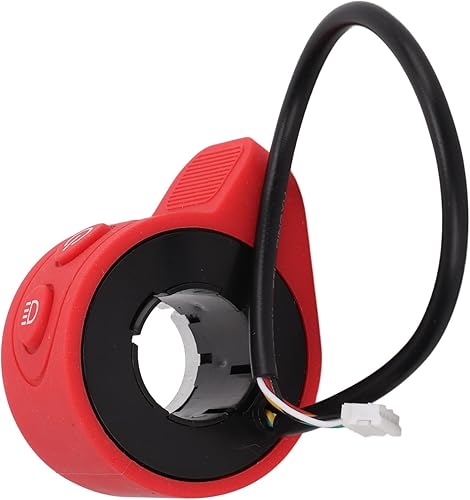 Miniatura 9 de Dilwe Acelerador de pulgar para scooter HX-X6  X7  X8, 5 V, ABS + silicona, pedal acelerador control de velocidad Scooter interruptor integrado