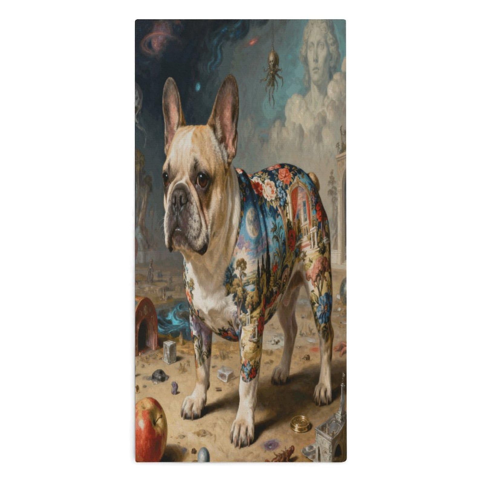 YUXBVKRS Surreal Garden Pup Hand Towels for Bathroom 14x29 Inch