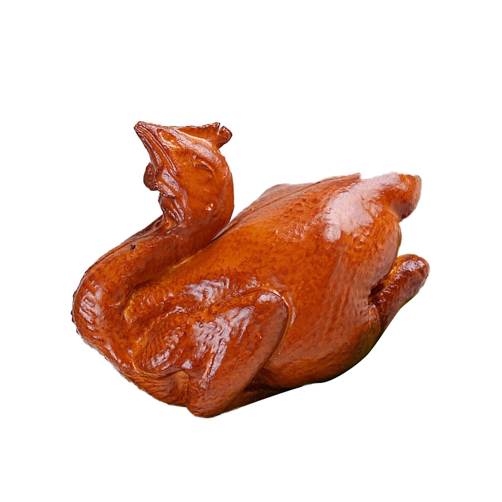 PANGBOER Artificial Roast Realistic Simulation Roast Chicken Model for Kitchen Decoration Restaurant Display Photography Realistic Artificial Food Models