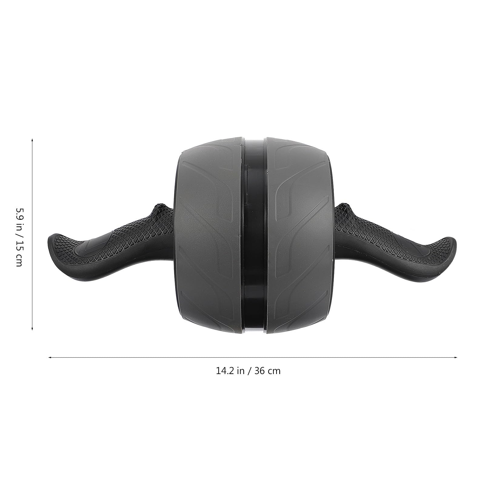 DOITOOL Rodillo de Rueda para Abdominales con Rebote Automático y Alfombrilla, Equipo de Fitness Abs para Entrenamiento en Casa y Ejercicio de Fuerza Abdominal