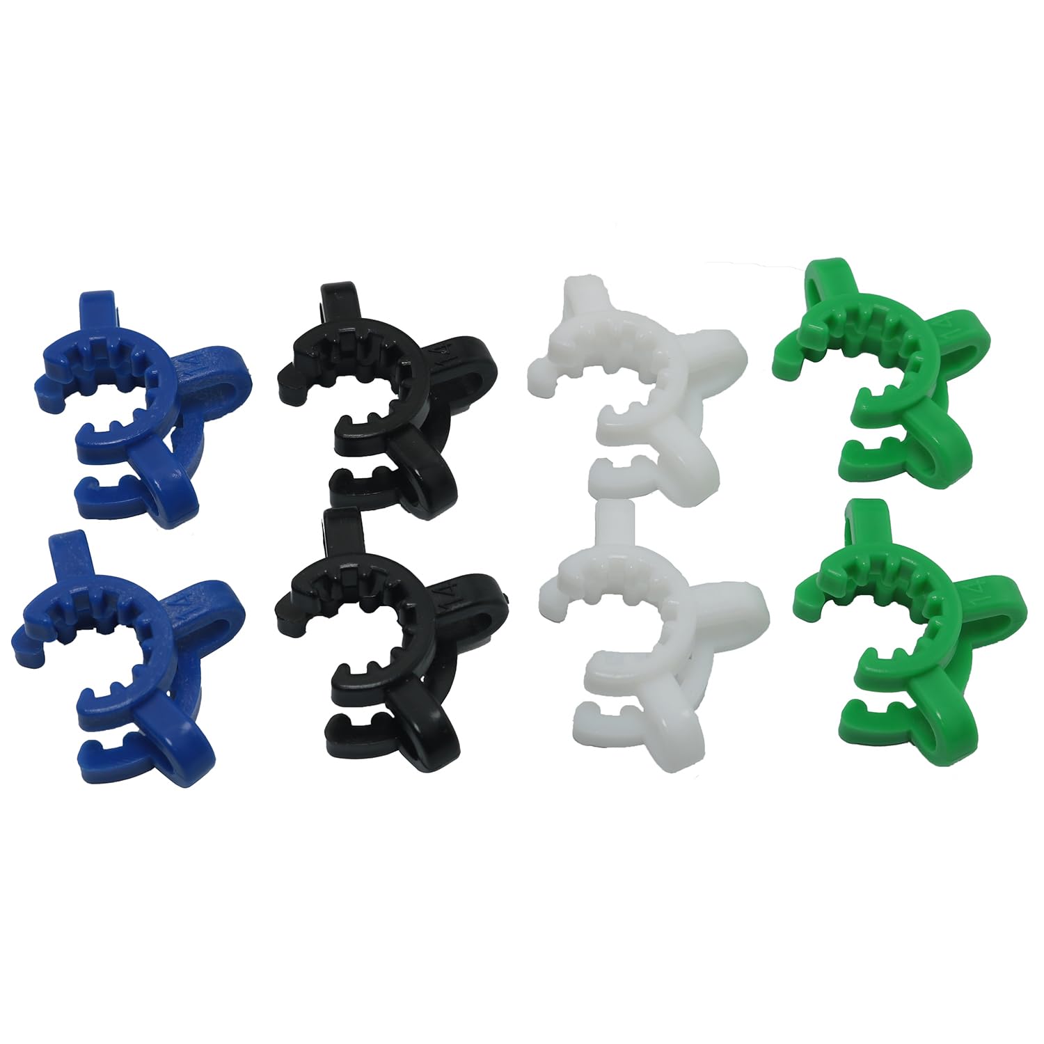 YTgilo 8PCS Plastic Clips Glass Conical Joint Clip Test Tube Clamp - View #2